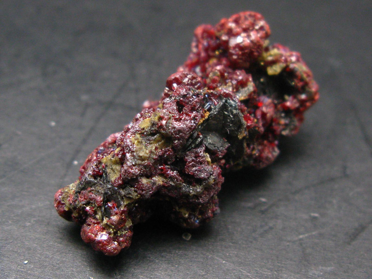 Rare Gem Proustite Cluster From Morocco - 1.4" - 12.42 Grams