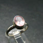 Pink Beryl!! Amazing Natural Morganite Silver Ring From Brazil - Size 7 - 3.18 Grams