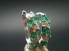 Gem Emerald Faceted Earrings In Sterling Silver - 1.45 Carats