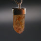 Natural Gemmy Imperial Topaz Crystal Pendant In Sterling Silver From Zambia - 0.8" - 1.34 Grams