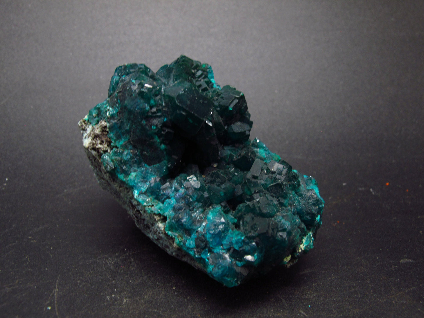 Very Nice Dioptase Cluster from Congo - 2.2"