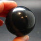 Black Jade Sphere Ball From Greenland - 1.6" - 92.41 Grams