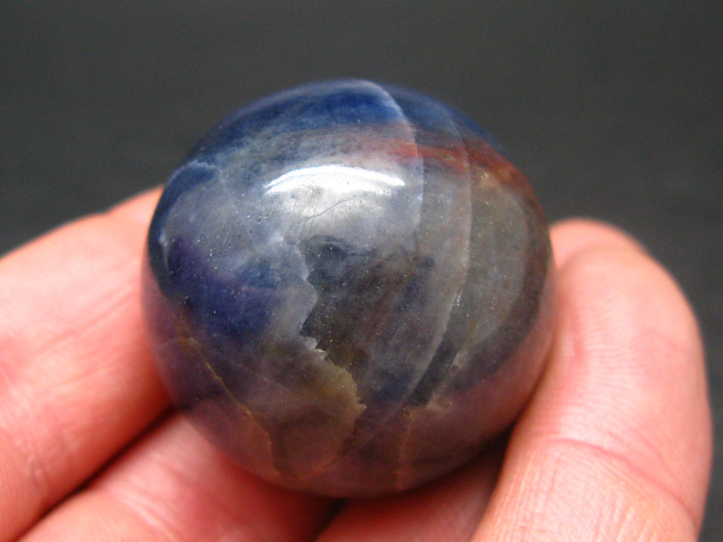 Genuine Sapphire Corundum Sphere Ball from India - 344.5 Carats - 1.3"