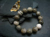 Flint Genuine Bracelet ~ 7 Inches ~ 14mm Round Beads