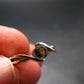 Moldavite Sterling Silver Ring From Czech Republic - Size 5 - 2.39 Grams