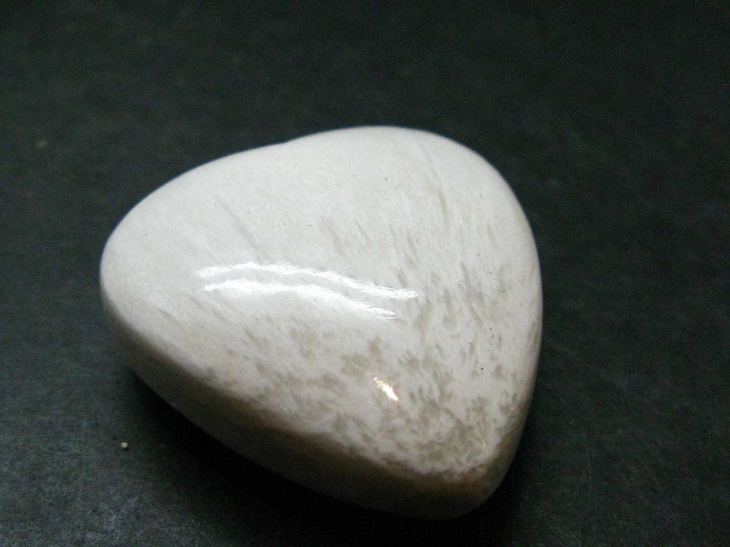 Scolecite Heart From India - 1.6" - 39.10 Grams
