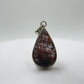 Lattice Sunstone Pendant Rare Gemstone Silver Necklace Natural Sparkling Stone Unique Jewelry Gift