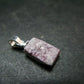 Bixbite Red Emerald Beryl Silver Pendant From Utah USA - 3.15 Carats - 0.7"