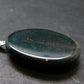 Bloodstone Silver Pendant From India - 1.4" - 7.38 Grams