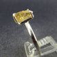 Fabulous Untreated Imperial Topaz 925 Silver Ring from Brazil - 2.87 Grams - Size 9.25