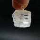 Clear Petalite Crystal Silver Pendant from Brazil - 0.9" - 4.49 Grams