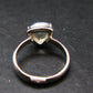 Libyan Desert Glass Tektite Sterling Silver Ring from Libya - Size 7 - 3.01 Grams