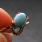 Larimar AAA Quality Sterling Silver Ring - Size 7.25 - 2.20 Grams