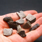 Lot of 10 Gibeon Meteorite Pieces From Namibia - 32.56 Grams