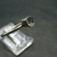 Cute Delicate Genuine Raw Aquamarine Gem Sterling Silver Ring - Size 8.25