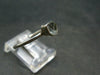 Cute Delicate Genuine Raw Aquamarine Gem Sterling Silver Ring - Size 8.25