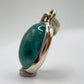 Grandidierite Pendant Blue Green Cabochon Gemstone Silver Necklace Natural Crystal Jewelry Gift