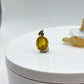 Yellow Sapphire Cushion Pendant | Natural Yellow Sapphire | Gold Bezel Pendant with Accent Stone | September Birthstone Jewelry - 2.06 g