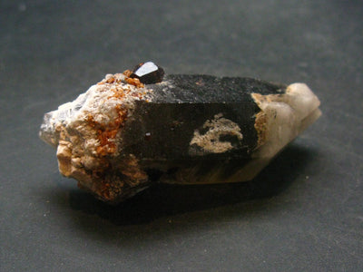 Spessartine Spessartite Garnet On Smoky Quartz Crystal From China - 2.4" - 43.35 Grams