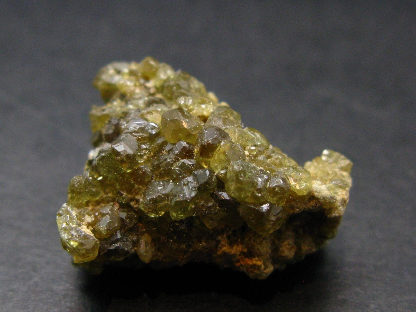 Rare Demantoid Garnet Cluster from Madagascar - 0.8" - 5.94 Grams