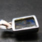 Labradorite Pendant In 925 Sterling Silver From Madagascar - 0.9'' - 2.81 Grams