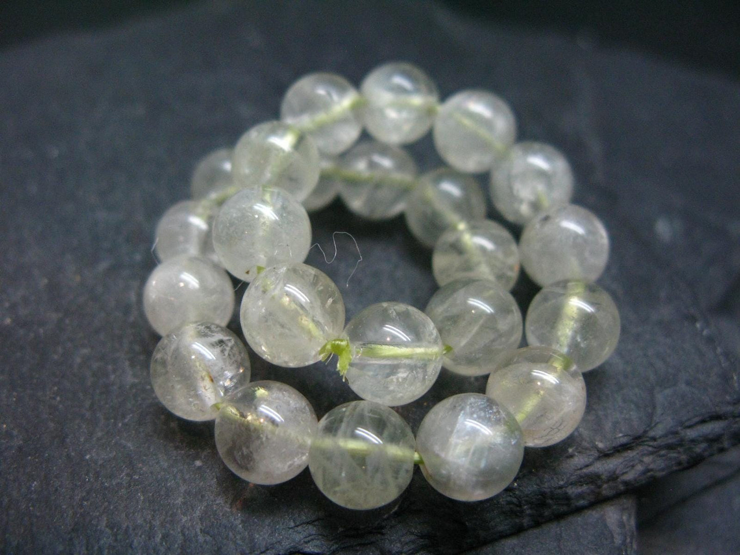Sanidine Gold Labradorite Genuine Bracelet ~ 7 Inches ~ 8mm Round Beads
