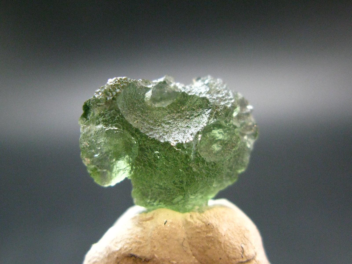 Moldavite Tektite Raw Piece from Czech Republic - 0.6" - 8.25 Carats - 1.65 Grams