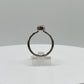 Dainty Pink Stone Ring in Sterling Silver – Minimalist & Elegant - Size 6