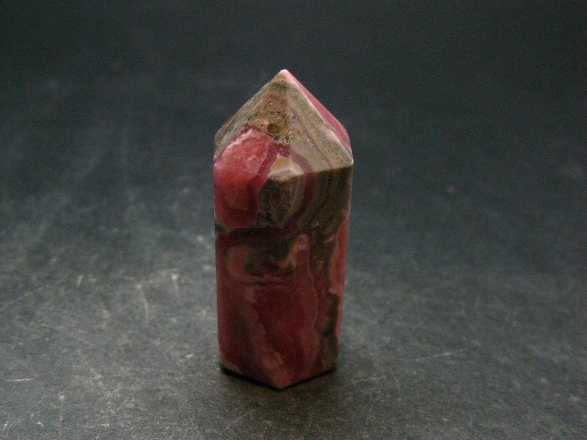 Beautiful Rhodochrosite Obelisk Pyramid from Argentina - 1.9"