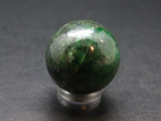 Gem Tsavorite Garnet Sphere Ball From Tanzania - 26.73 Grams - 0.9"