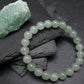 Green Aventurine Genuine Bracelet ~ 7 Inches ~ 8mm Round Beads