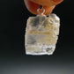 Clear Petalite Crystal Silver Pendant from Brazil - 0.9" - 4.13 Grams