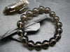 Smoky Quartz Genuine Bracelet ~ 7 Inches ~ 12mm Round Beads