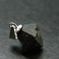Magnetite Crystal Silver Pendant From Bolivia - 0.7" - 2.20 Grams
