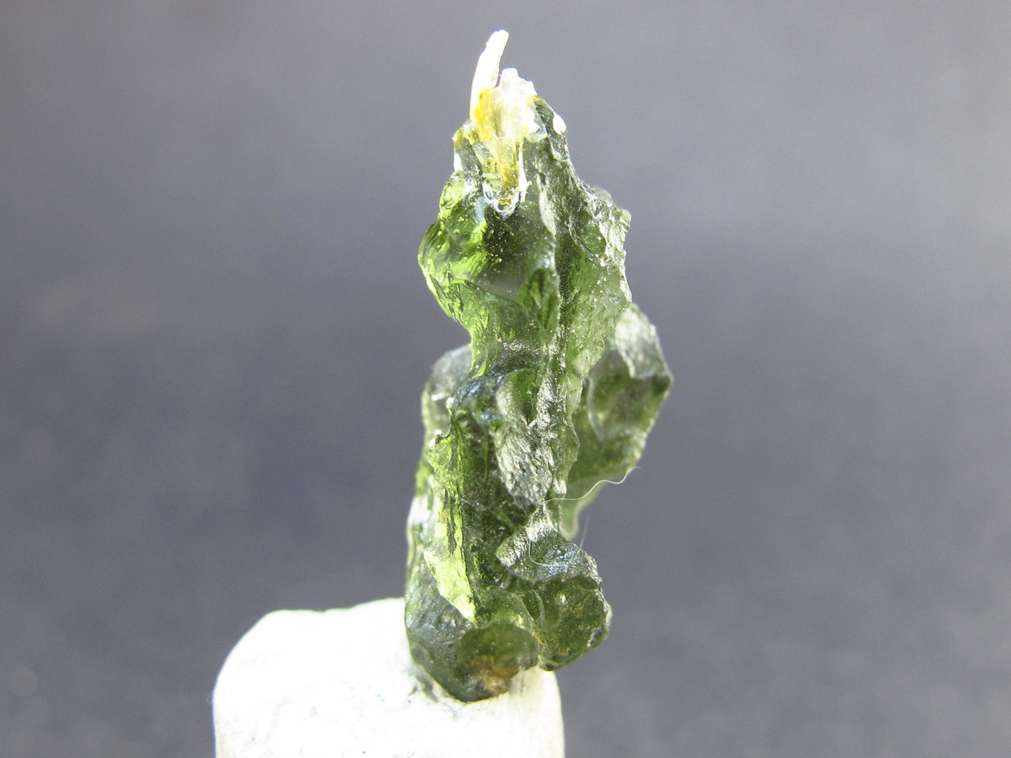 Moldavite Tektite Raw Piece from Czech Republic - 0.9" - 9.6 Carats - 1.93 Grams