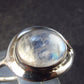 Natural Oval Shaped Glow From Inside Moonstone 925 Silver Ring - Size 8 - 2.6 Grams