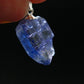 Tanzanite Pendant In Sterling Silver From Tanzania - 0.9" - 2.31 Grams