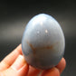 Fine Angelite Angellite Egg From Peru - 1.6"