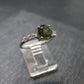 Moldavite Sterling Silver Ring From Czech Republic - Size 6.25 - 1.97 Grams