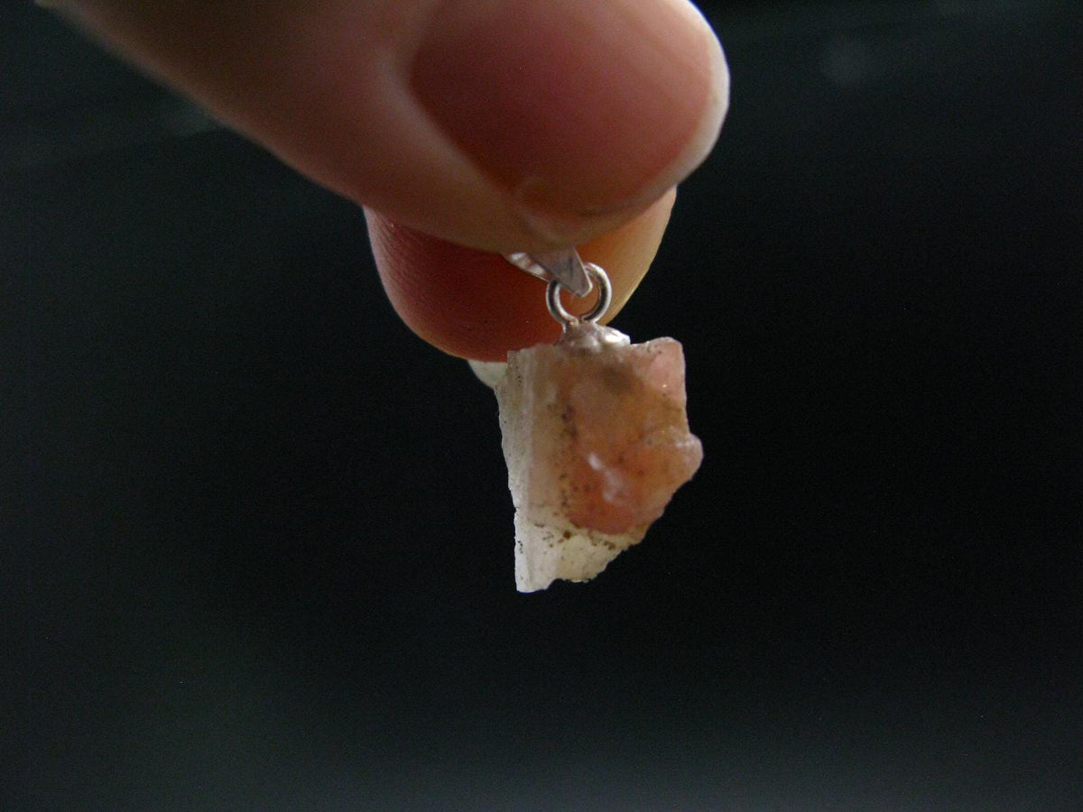 Rare Large Pezzottaite Pink Beryl 925 Silver Pendant from Madagascar - 4.85 Carats - 0.7"