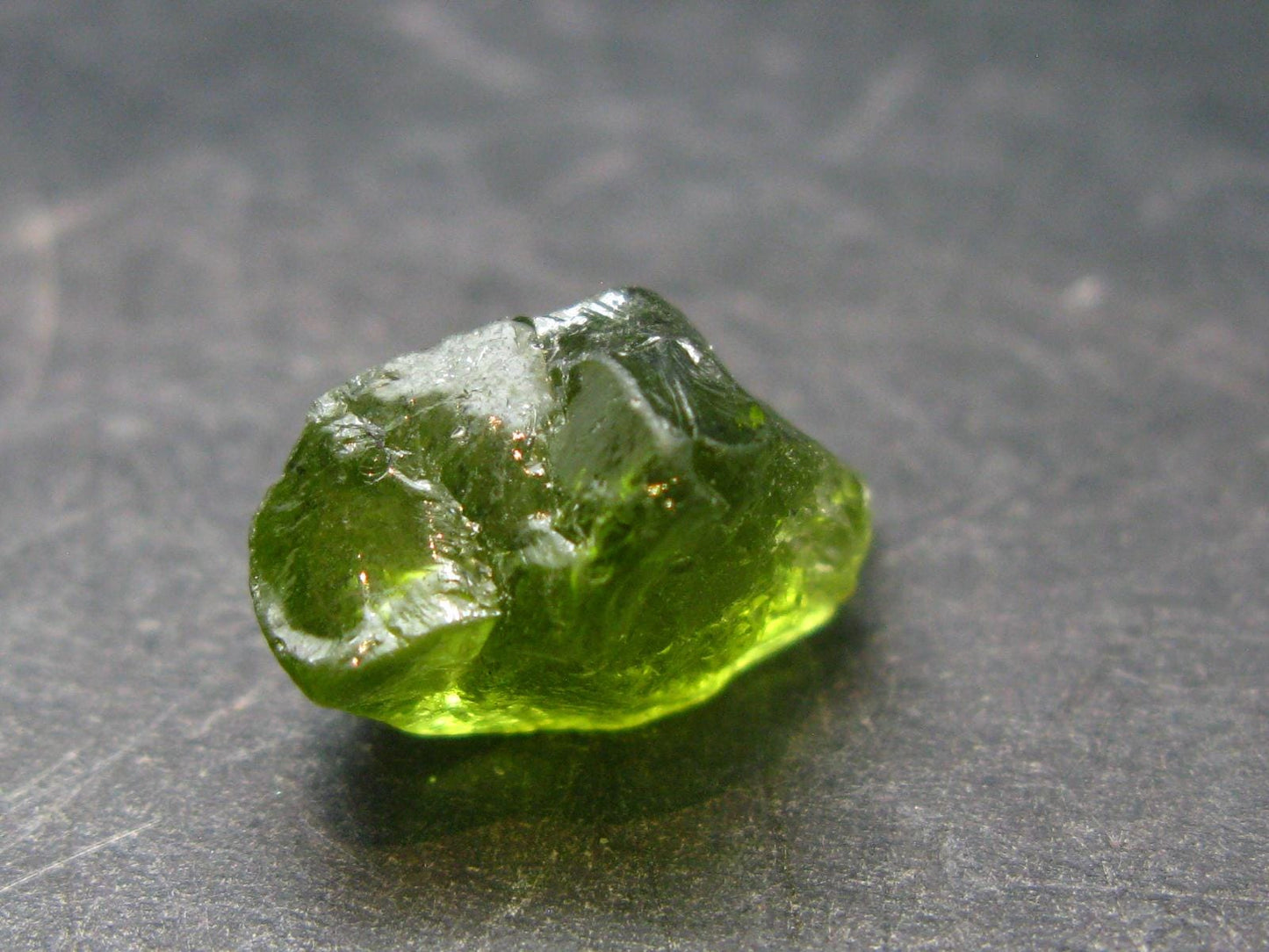 Rare 12.0 Carat Gem Peridot Olivine Crystal from Arizona, USA - 0.7"