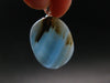 Lemurian Aquatine Blue Calcite Silver Pendant from Argentina - 1.4" - 7.13 Grams
