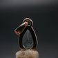Stunning Genuine Faceted Aquamarine Gem Sterling Silver Pendant From Brazil - 0.7"
