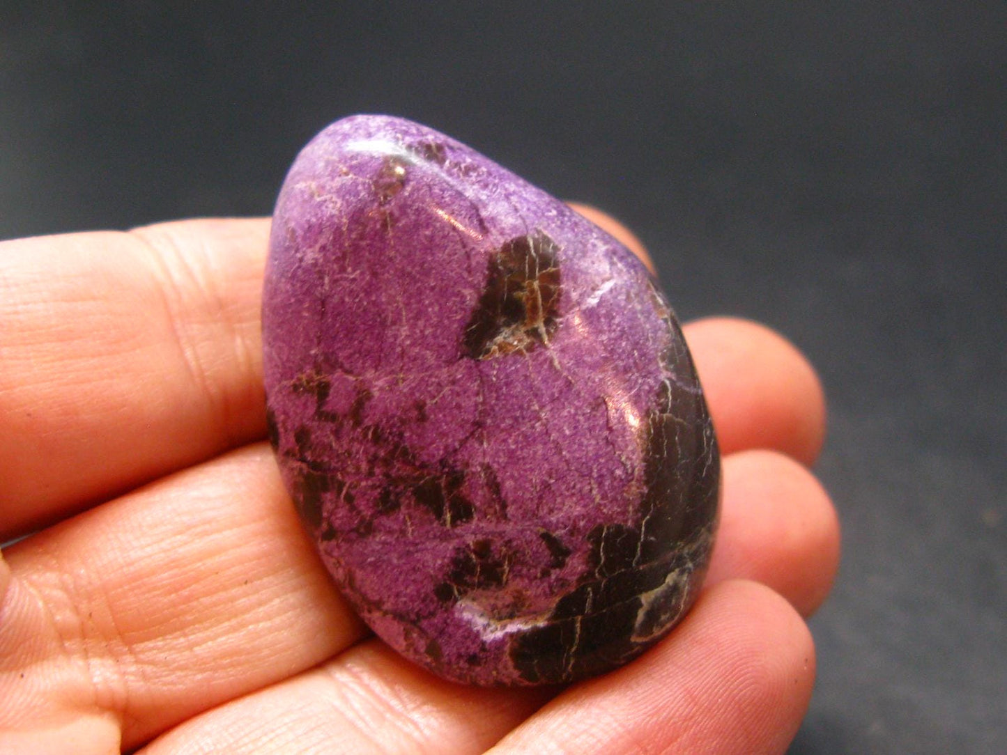 Rare Purple Tumbled Stichtite From Russia - 1.5"