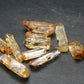 Lot of 10 Imperial Topaz Crystals From Zambia - 57.5 Carats