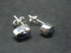 Benitoite Stud Earrings Sterling Silver From California - 1.46 Grams