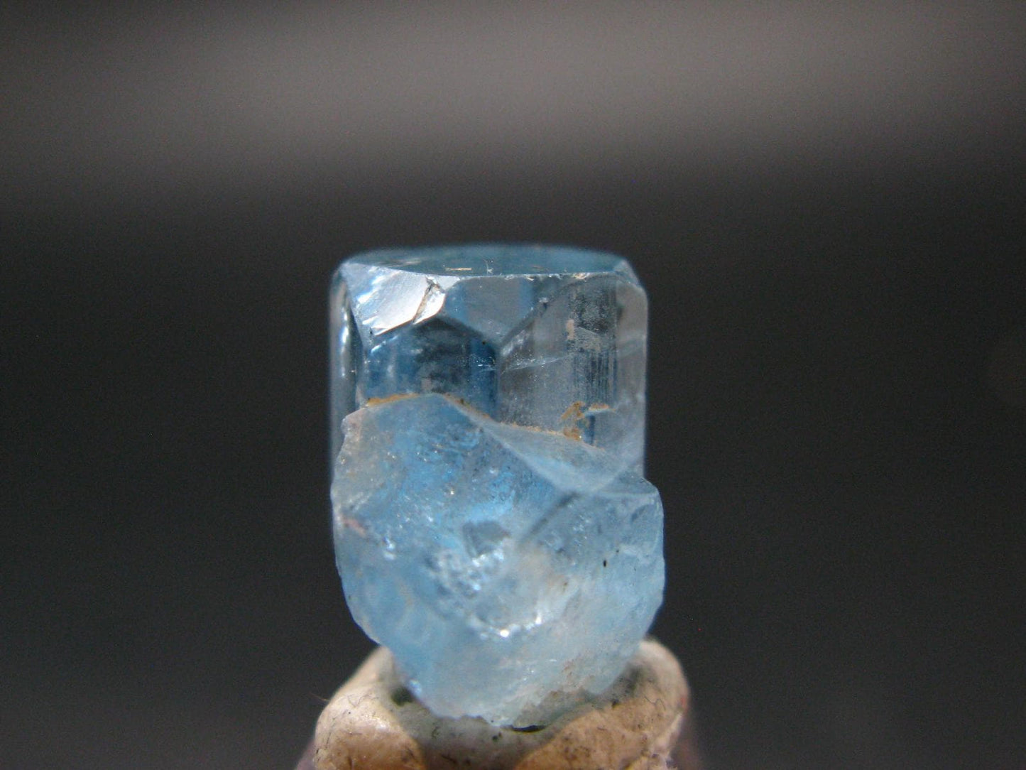 Gem Aquamarine Crystal Blue Beryl From Vietnam - 2.54 Grams - 0.5"