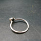 Terminated Brookite Crystal Silver Ring From Arkansas - Size 7 - 1.98 Grams