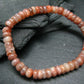 Sunstone Genuine Bracelet ~ 7 Inches ~ 7mm Rondelle Beads