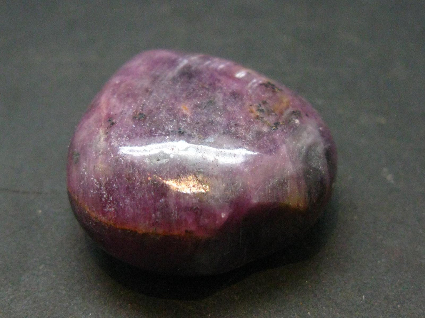 Ruby & Kyanite Heart From India - 1.1"